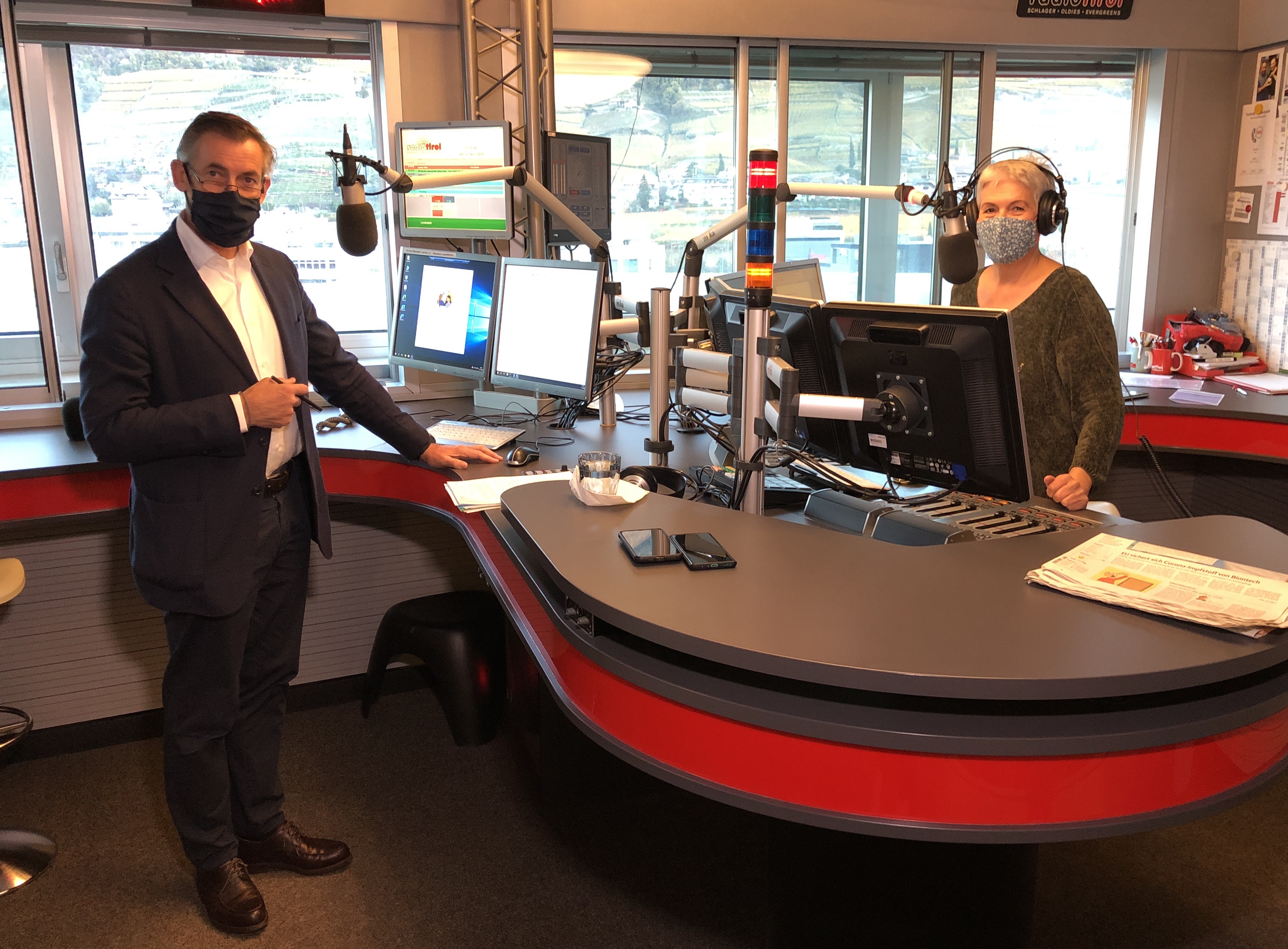 radiotirol.it Gesundheitslandesrat Widmann live im